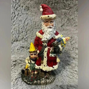 Joulupukki international Santa Finlands vintage figure